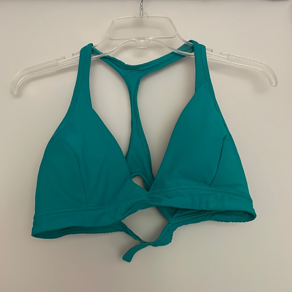 Teal lululemon bra size large